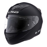 Casco Integral Moto Ls2 352 Rookie Solid + Alerón Spoiler