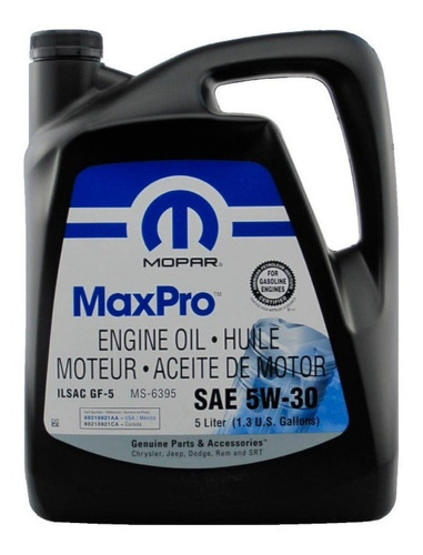 Aceite Mopar Maxpro 5w30 4l Jeep Renegade 1.8