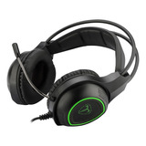 Headset Gamer T-dagger Atlas Drivers 40mm Pto/verde T-rgh201