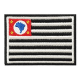 Patch Bordado Bandeira Estado De São Paulo