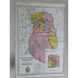 Lamina Coleccion De Mapas Billiken Provincia Mendoza 1931