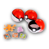 Set De 6 Pokebolas Color Original , Incluyen 2 Figuras