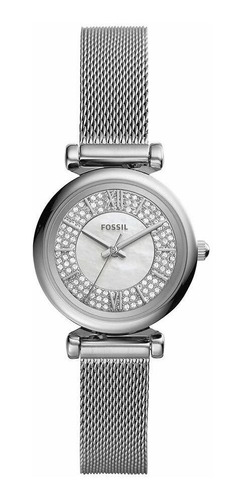 Reloj  Carlie Mini Para Mujer Es4837 De Cuarzo Con Malla
