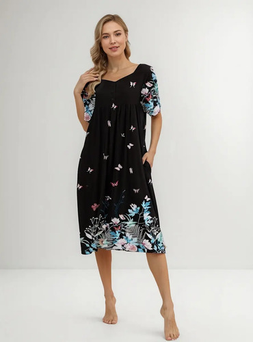 Vestidos De Mujer Con Bolsillos Para Quedarse En Casa.
