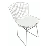 Kit 2 Un Almofada Assento Cadeira Ou Banqueta Bertoia Branco