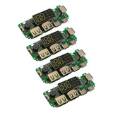 4x Tableros De Carga Dual Usb 5v 2.4a Módulo De