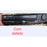 Video Cassete Vhs Jvc Hr-j516m Usado Sem Controle Leia Abaix