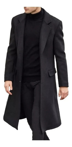 Sobretudo Longo De Lã De Inverno Trench Coat Masculino