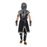 Disfraz De Lobo Vikingo For Hombre, Guerrero Medieval De Hombre Lobo, Cosplay