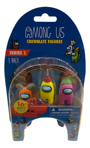 Among Us Crewmate Figures Serie 2 - 3 Pack Coleccionalos