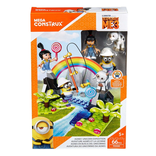 Mega Construx Despicable Me 3 Agnes' Unicornio Expedición