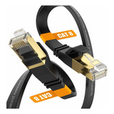 Cable Ethernet Plano Cat8 40gbps Rj45