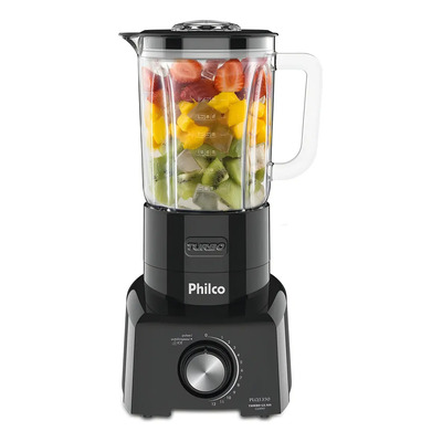 Liquidificador Plq1350 Turbo Glass 1200w Preto Philco | Parcelamento sem juros