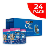 Pack X 24 Purina Cat Chow Hydro Defense Gatitos Pollo 85gc/u