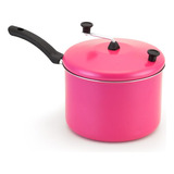 Pipoqueira Antiaderente Aluminio Nacional N20 4,6l Rosa