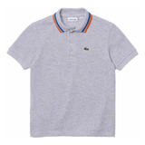 Playera Polo Lacoste Pj9702 Para Niño Piqué 100% Algodón