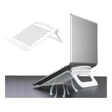 Soporte Alzador Notebook Plegable Base Inclinable De Laptop Color Blanco