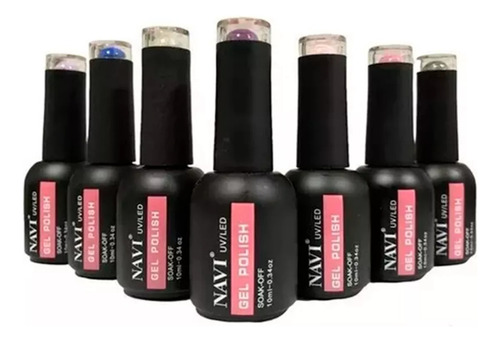 Gel Uv Led Esmalte Semi Navi 10ml Colores 