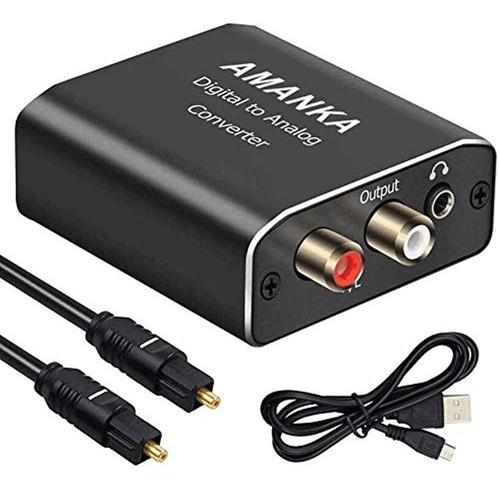 Amanka Audio Convertidor Digital A Analogico, Dac Coaxial R