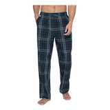 Pantalón De Pijama Tejido De Algodón Dormir Casa Para Hombre