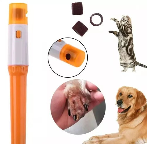 Lima Pulidora Eléctrica De Uñas Para Mascotas Perro Y Gato