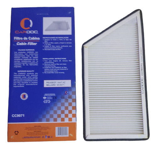 Filtro Aire Acondicionado Peugeot 206 207 Cc9071 6447.az  Foto 3