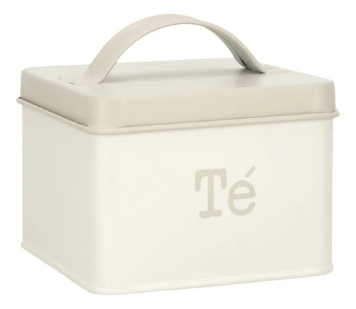 Caja Con 2 Divisiones Para Bolsas De Té Vintage