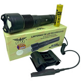 Lanterna Led V3 Com Acionador Remoto + Suporte Para Armas