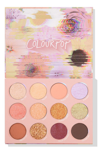 Colourpop Paleta De 12 Sombras Glitter/matte - Heavy Petal