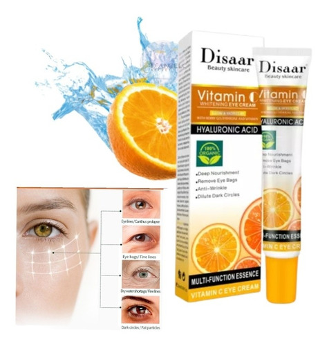 Crema Contorno Ojos Vitamina C Y Ácido Hialurónico Disaar