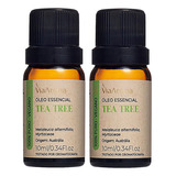 Óleo Essencial De Tea Tree 100% Puro Via Aroma 2unidades