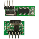 Módulo Emisor Y Receptor Inalámbrico Superheterodino 433mhz