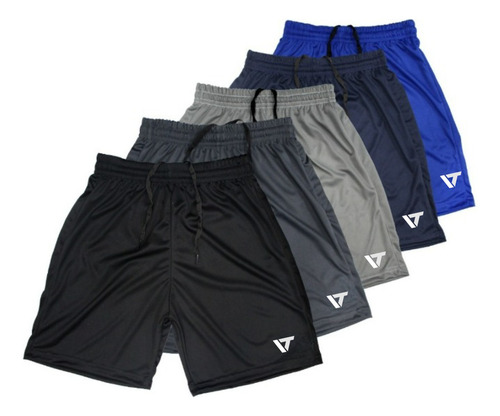 Kit 3 Shorts Esportivo Treino Academia Dryfit Premium