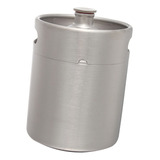 Growler De Acero Inoxidable Mini Keg Style Growler Double