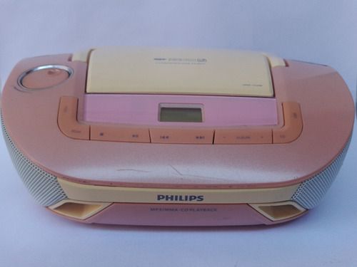 Rádio Philips Usb Cd Soundmachine Az1837p Funcionando Tudo