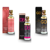 Kit 3 Perfume Feminino Amakha Paris 521 Sexy Gd Db