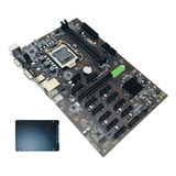 Placa Base Minera B250 Btc Con 128 G Ssd Lga 1151 Ddr4 12x