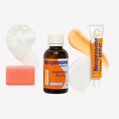 Neoprosone Pack Vitamina C Limpiador Serum Crema Rutina Skincare completa Iluminadora de Noche Quita Manchas Profundas Antiedad Blaqueamiento tono uniforme Aclarante | MercadoLibre