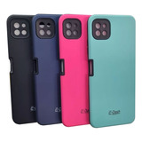 Funda Tpu Soft Cubre Camara Para Samsung A22 5g + Vidrio 9h