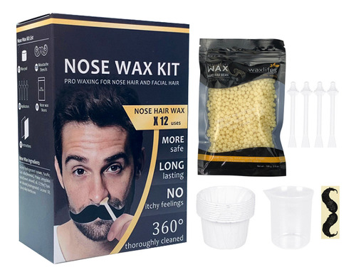 Set De Vasos Wax Beans Para Eliminar El Vello De La Nariz Y