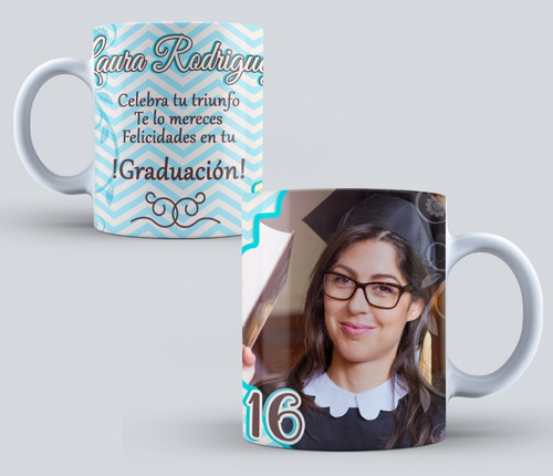 Vasos Tazas Mugs Para Grado Personalizad Celebra Tu Triunfo 