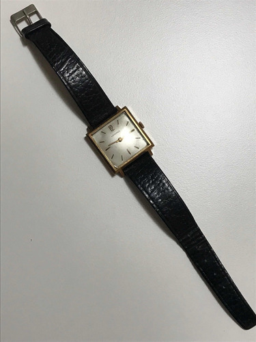 Reloj Hombre Vintage Suizo Longines Detalles En Oro 18k