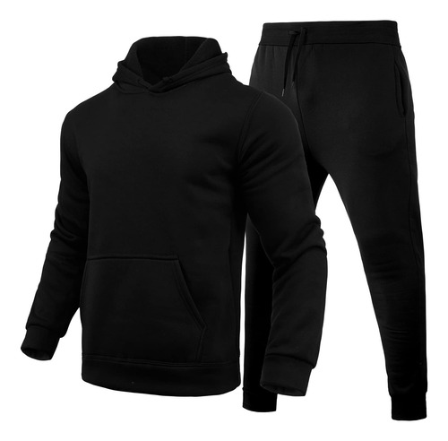 Conjunto Sudadera Con Capucha Pant Hombre Ropa Deportiva 