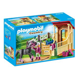 Playmobil Establo De Caballos Con Conjunto De Construcción.