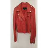 Campera Chaqueta Cuero Oveja Zara