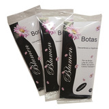 200 Kits Pedicure Descartável Bota Com Creme, Lixa, Palito