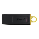 Memoria Usb Kingston Exodia 128gb Tipo A Negra Full