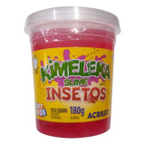 Slime Kimeleka Insetos 180g Vermelho Acrilex