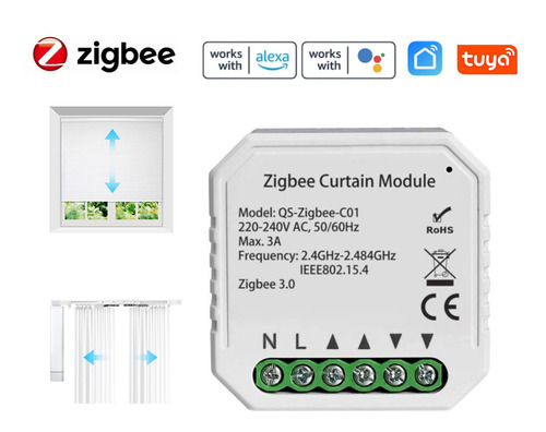 Módulo De Cortina Inteligente Tuya Zigbee Smart Home Diy