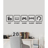 Adesivo Decorativo Parede Gamer 100x25 Cm